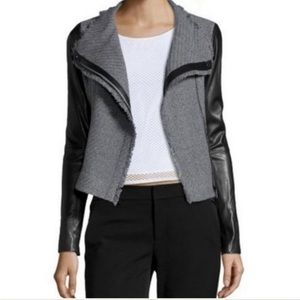 Vince leather and wool jacket